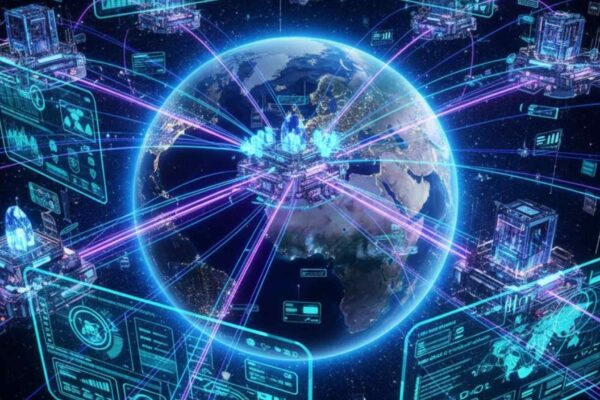 Avanço quântico conecta computadores a até 2.000 km de distância (Imagem: Gerada por IA/ Gemini)