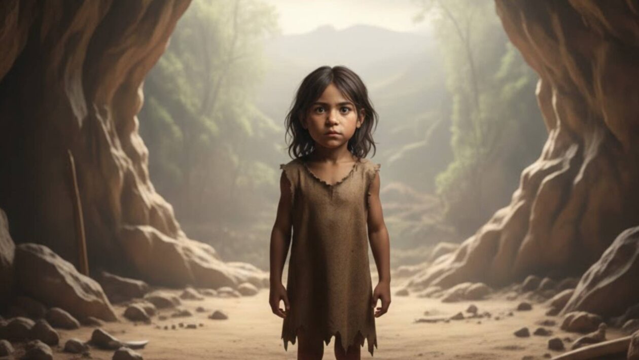 Crânio de 140 mil anos indica híbrido entre humanos e neandertais (Imagem: Gerada por IA/ Gemini)