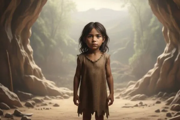 Crânio de 140 mil anos indica híbrido entre humanos e neandertais (Imagem: Gerada por IA/ Gemini)