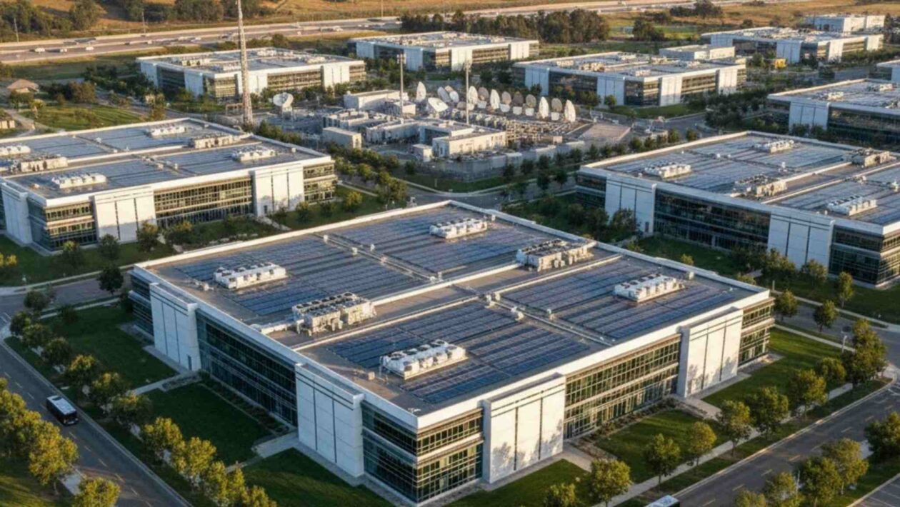 Crise elétrica ameaça expansão da inteligência artificial nos EUA. (Imagem: Gerada por IA/ Gemini)