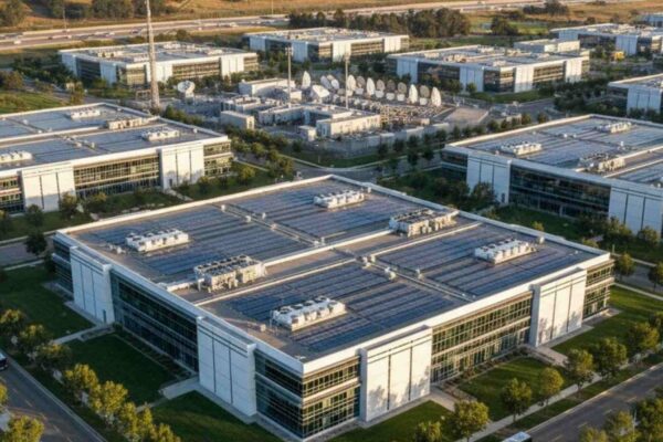 Crise elétrica ameaça expansão da inteligência artificial nos EUA. (Imagem: Gerada por IA/ Gemini)