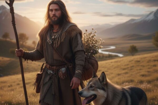 Humanos e cães viajaram juntos pela Eurásia há mais de 11 mil anos (Imagem: Gerada por IA/ Gemini)