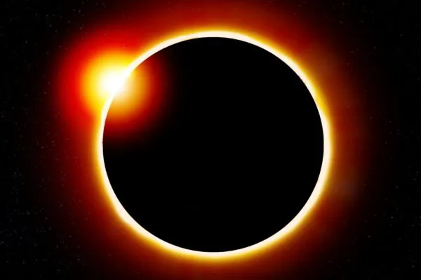 Lua cobrirá totalmente o Sol por mais de seis minutos no Hemisfério Oriental (Imagem: Canva Pro)