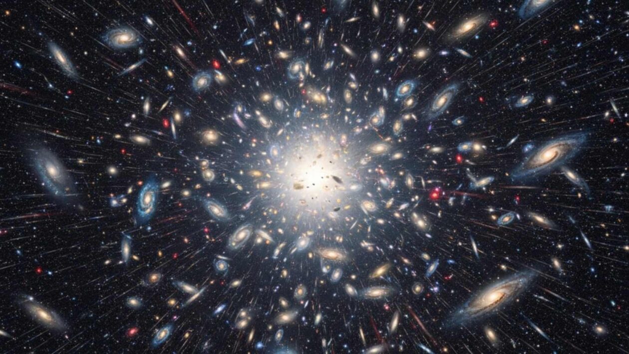 Universo pode estar desacelerando, energia escura enfraquece com o tempo (Imagem: Gerada por IA/ Gemini)