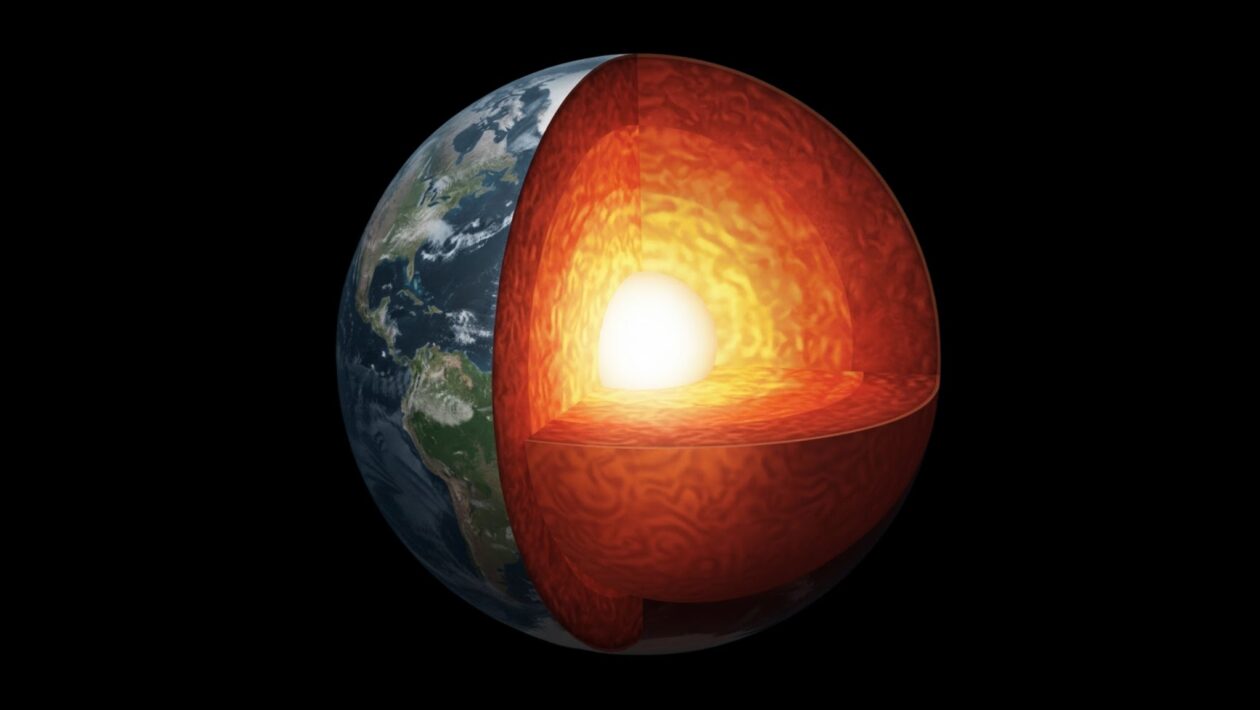 Estruturas profundas revelam pistas sobre a origem da vida na Terra. (Imagem: Gerada por IA/ Gemini)