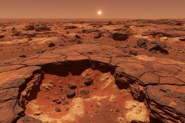 Ferrugem pode esconder bioassinaturas que revelam vida fora da Terra. (Imagem: Gerada por IA/ Gemini)