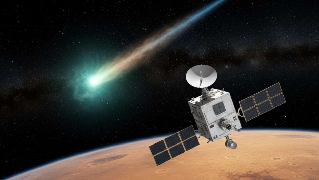 Novas imagens revelam detalhes inéditos do cometa 3I ATLAS (Imagem: Gerada por IA/ Gemini)