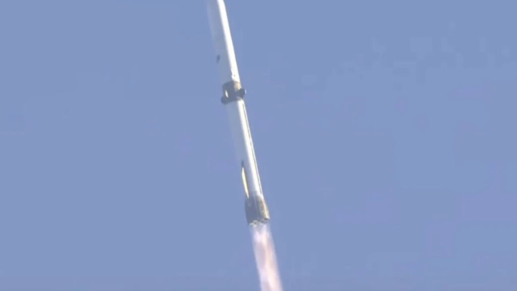 Supernave de Bezos envia satélites da Nasa para missão marciana (Imagem: Blue Origin/Reprodução)
