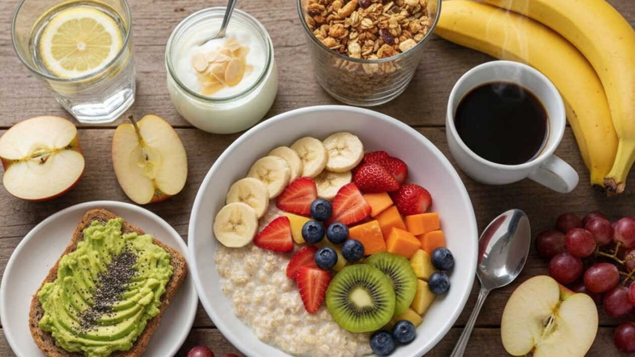 Café da manhã nutritivo melhora foco e disposição. (Foto: Gerada por IA via Gemini)