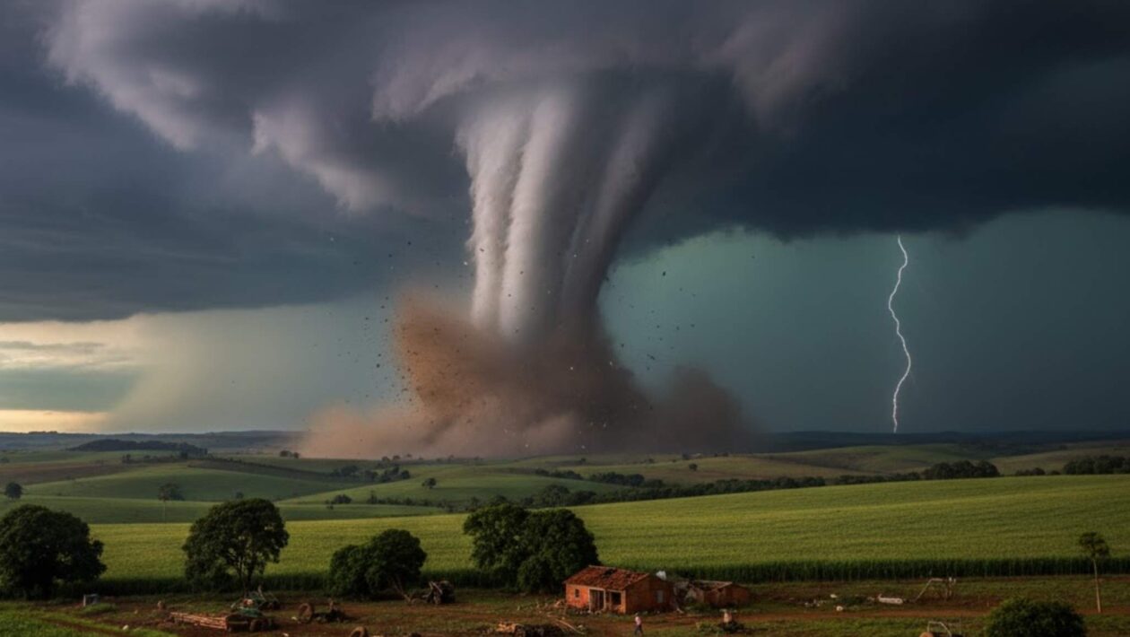 Tempestades severas aumentam; saiba como o país monitora fenômenos (Imagem: Gerada por IA/ Gemini)