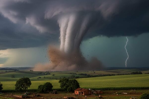 Tempestades severas aumentam; saiba como o país monitora fenômenos (Imagem: Gerada por IA/ Gemini)