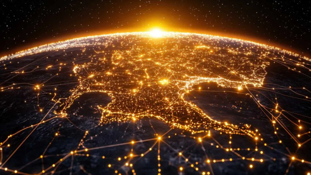 Energia mecânica e eletricidade geradas pelo frio do espaço noturno. (Imagem: NunDigital/ Canva Pro)