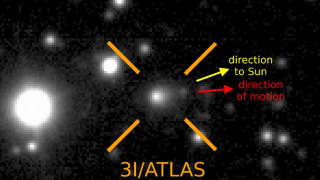 Visitante interestelar: 3I/Atlas revela pistas de outros sistemas solares (Imagem: Nrco0e/ CC BY 4.0)