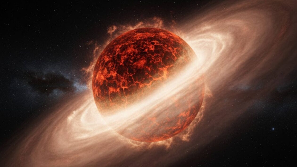 James Webb flagra planeta solitário devorando gás como uma estrela (Imagem: Gerada por IA/ Gemini)