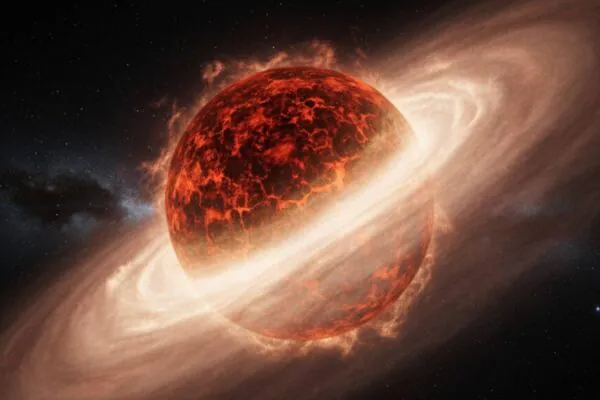 James Webb flagra planeta solitário devorando gás como uma estrela (Imagem: Gerada por IA/ Gemini)