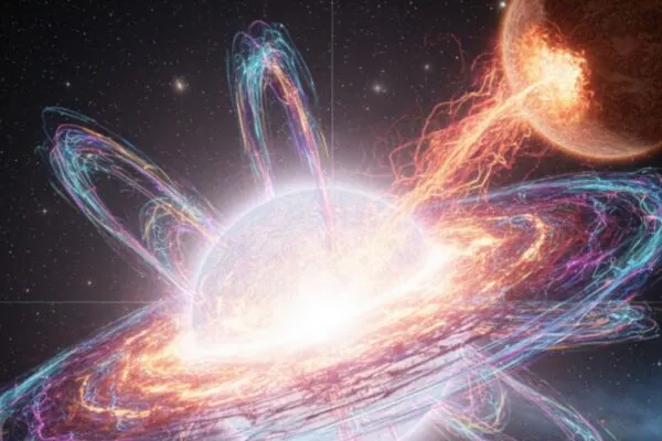 Raios X revelam estrutura gigante e oculta em anã branca extrema (Imagem: Gerada por IA/ Gemini)