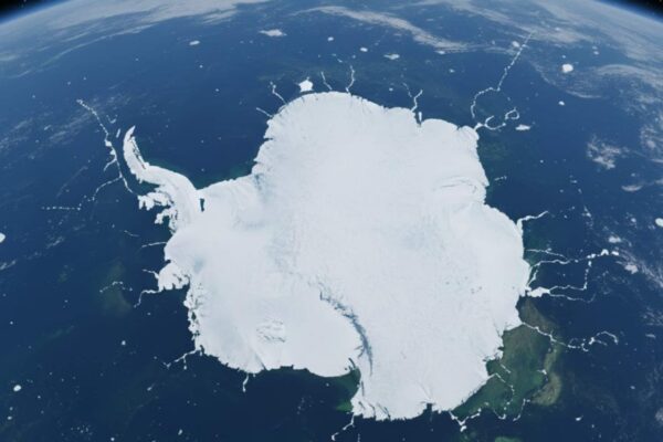 Gelo antártico em 2025 atinge mínima histórica e preocupa cientistas (Imagem: Gerada por IA/ Gemini)