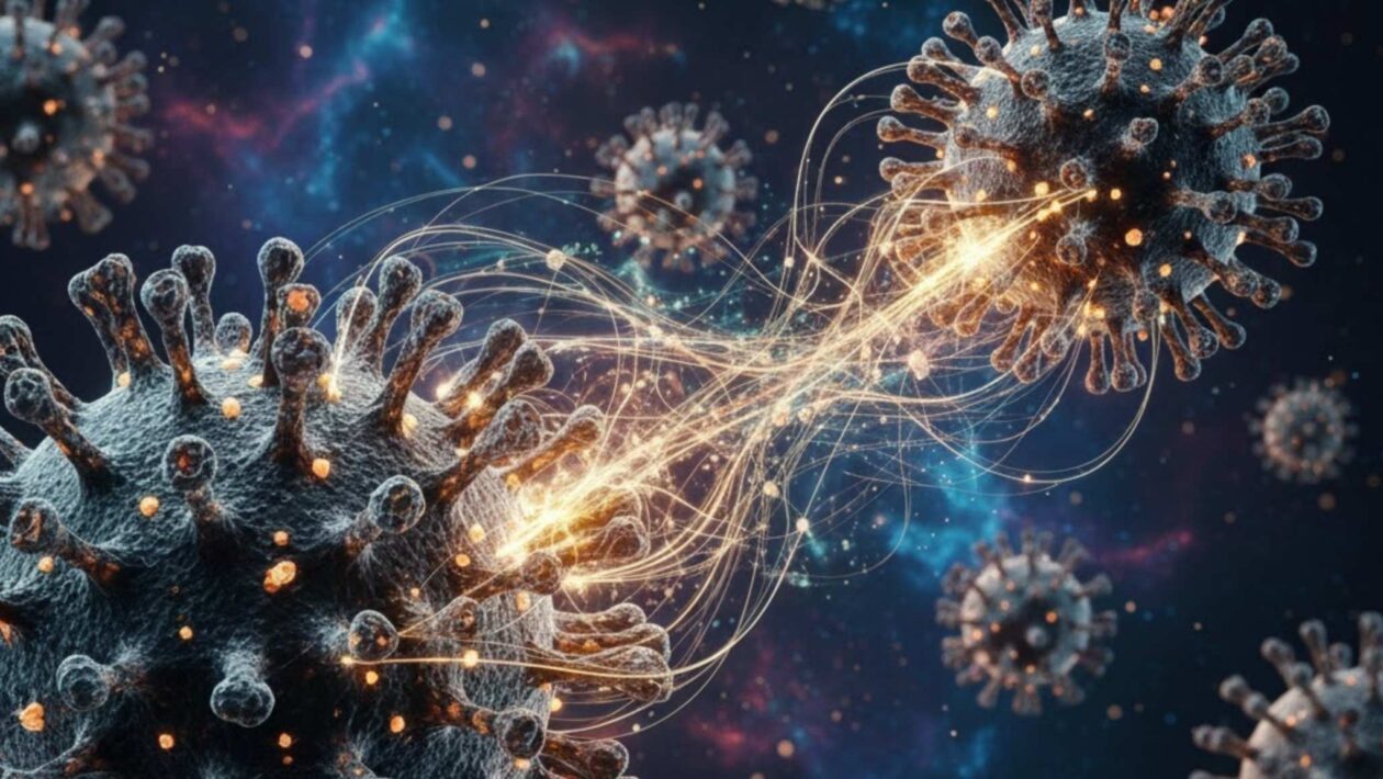 Vírus ancestral revela estrutura semelhante à de patógenos respiratórios atuais (Imagem: Gerada por IA/ Gemini)