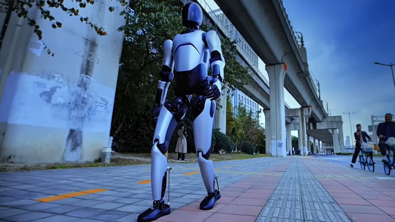 Humanoide chinês percorre 106 km e impulsiona corrida tecnológica. (Imagem: AgiBot/ Reprodução)