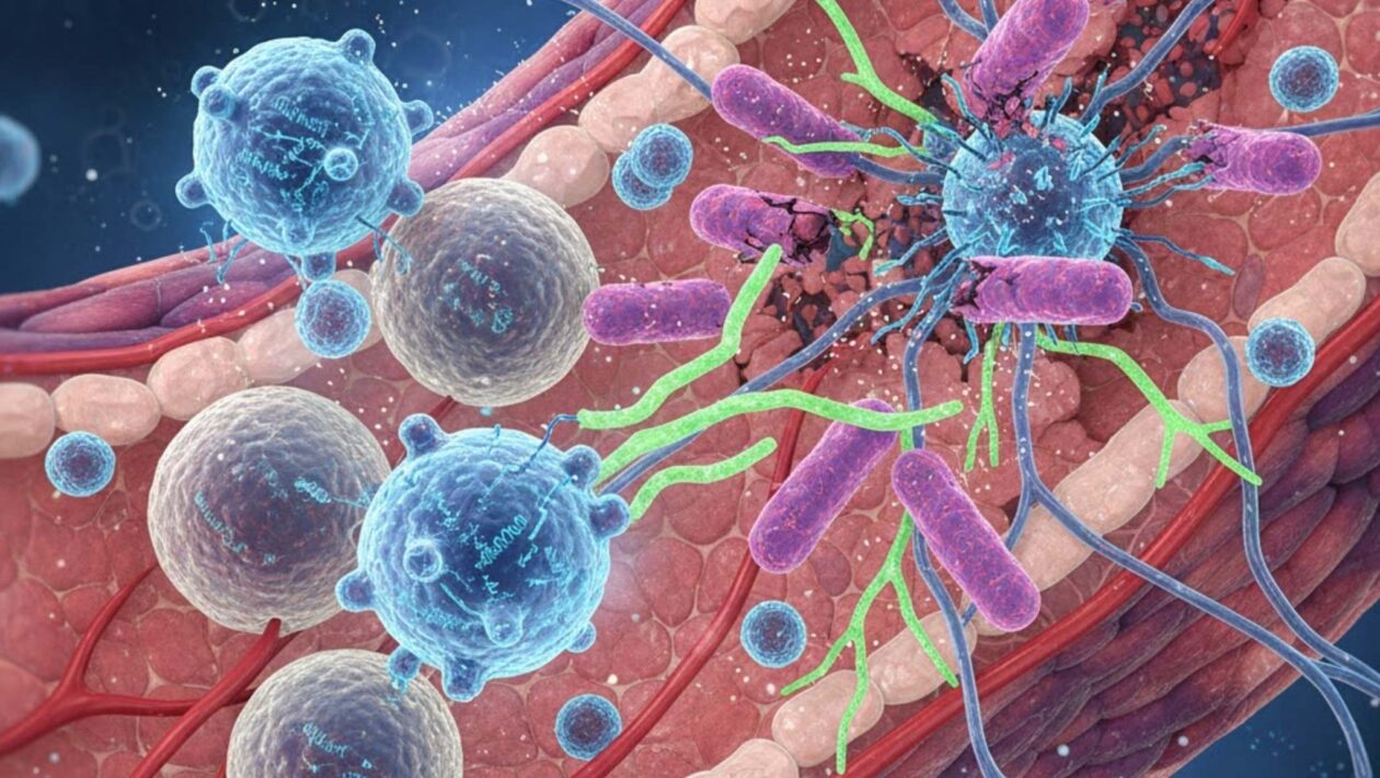 Nova terapia com mRNA combate bactérias resistentes e protege pulmões. (Imagem: Gerada por IA/ Gemini)