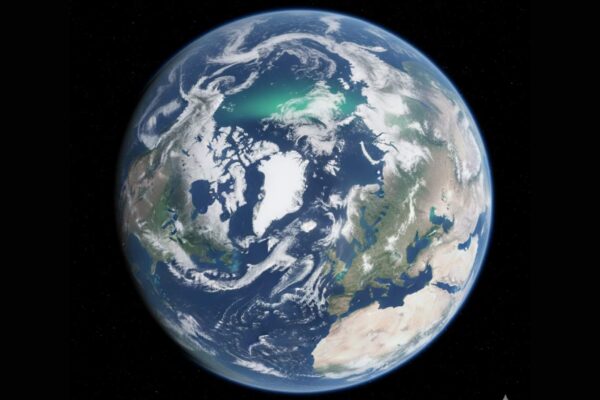 Derretimento do gelo marinho aumenta turbulência nos oceanos polares (Imagem: Gerada por IA/ Gemini)