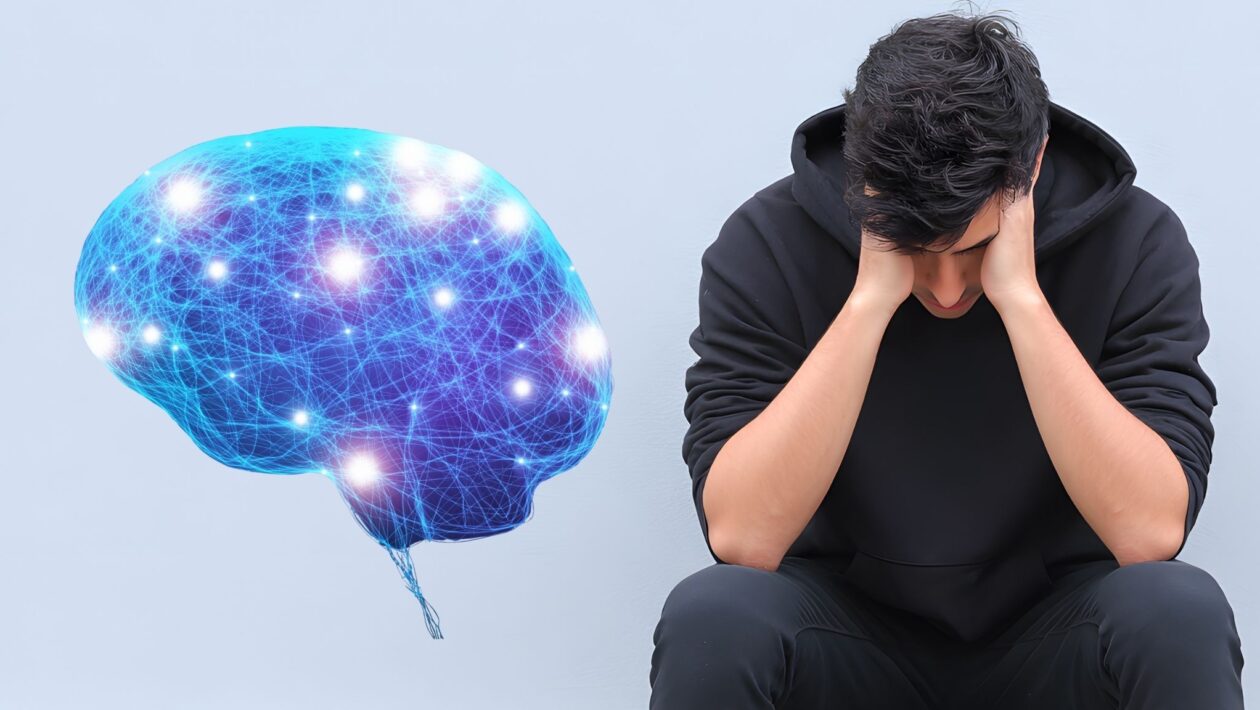 Falta de ATP no cérebro pode causar depressão e ansiedade. (Foto: Getty Images e Oksanavectorart via Canva)