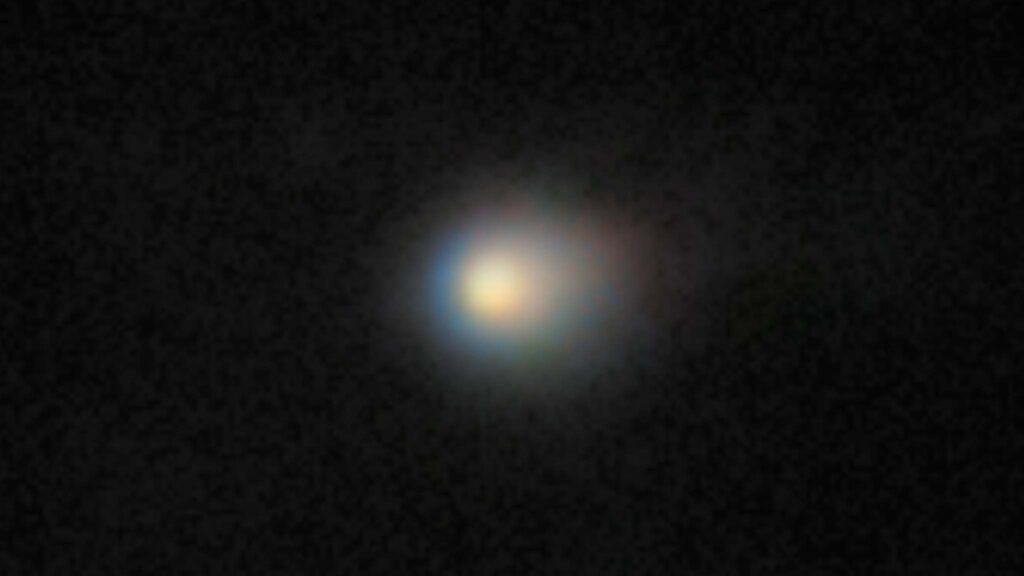 Cometa interestelar revela segredos e intriga cientistas em 19/12 (Imagem: International Gemini Observatory/NOIRLab/NSF/AURA/K. Meech (IfA/U. Hawaii))
