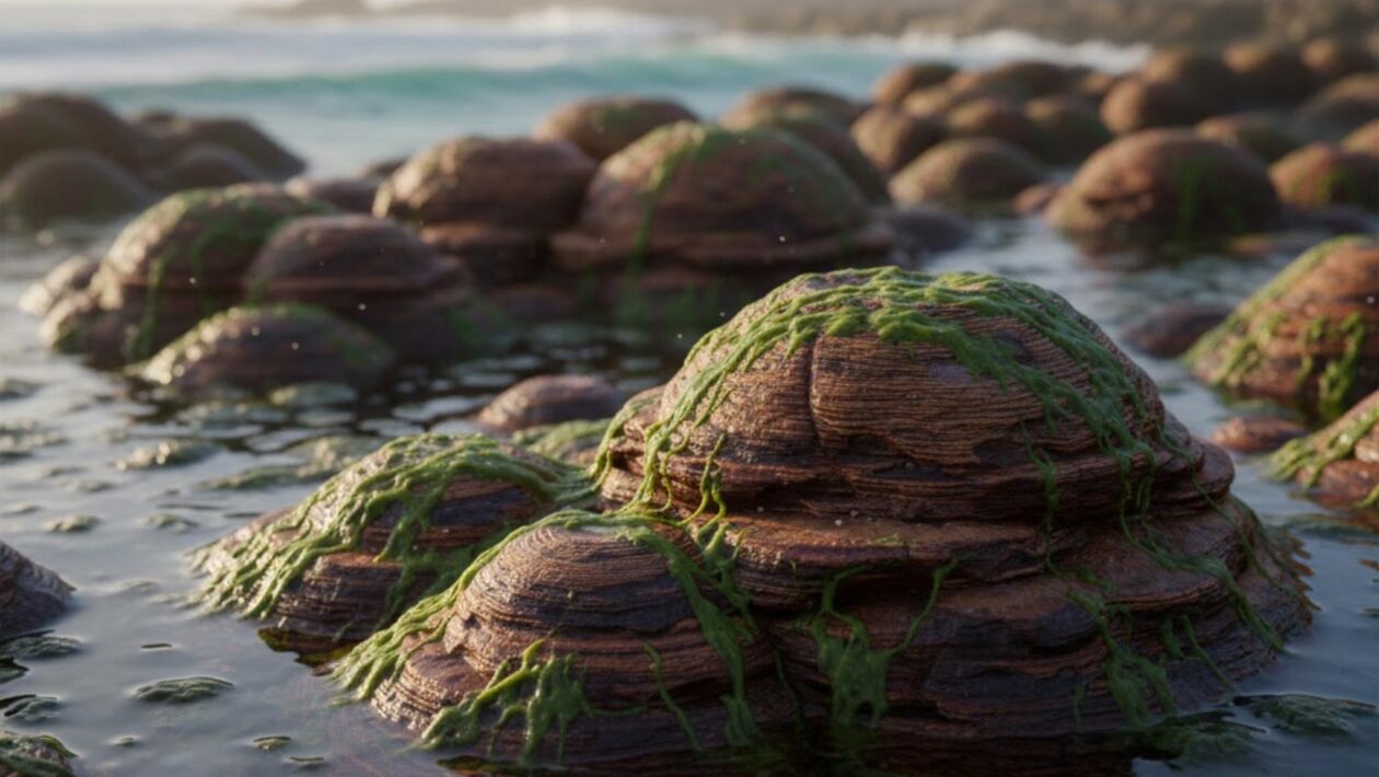 IA identifica vestígios ocultos da vida mais antiga preservada em rochas. (Imagem: Gerada por IA/ Gemini)