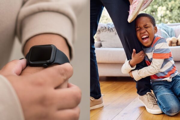 Smartwatch detecta estresse antes da birra infantil. (Foto: Getty Images e Yuri Arcurs via Canva)