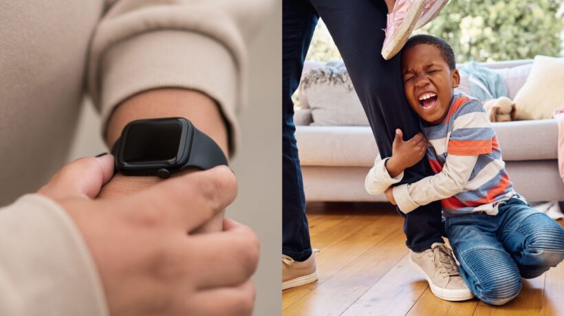 Smartwatch detecta estresse antes da birra infantil. (Foto: Getty Images e Yuri Arcurs via Canva)