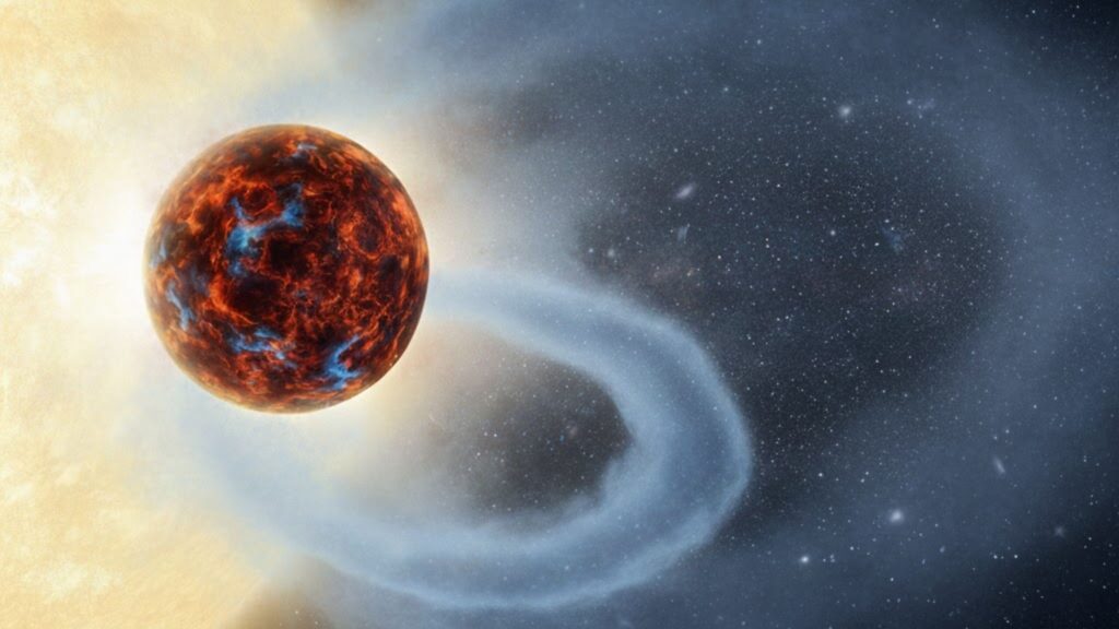 Gigante gasoso Tylos pode estar “derretendo” sob radiação intensa (Imagem: Fala Ciência via Gemini)