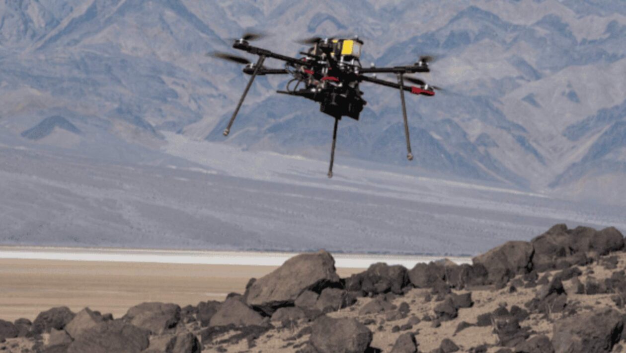 Drones da NASA testam terrenos extremos para futuras missões em Marte (Imagem: NASA/ Reprodução)