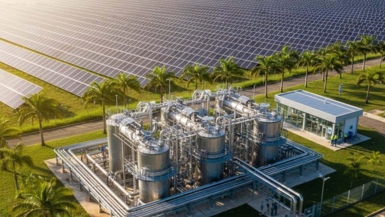 Reator brasileiro transforma luz solar e água em hidrogênio totalmente limpo (Imagem: Gerada por IA/ Gemini)