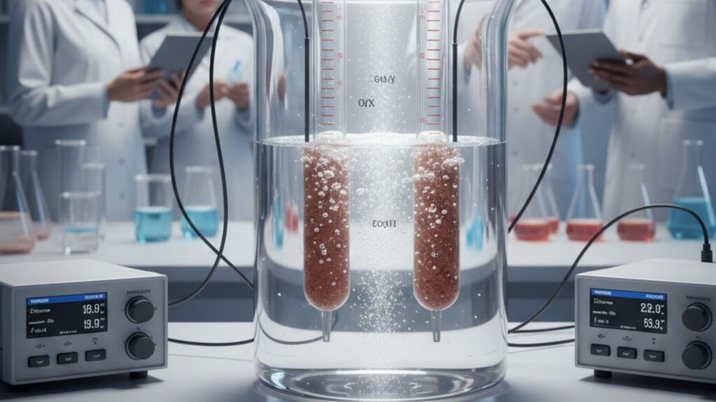 Hematita aprimorada impulsiona avanço nacional na produção de hidrogênio verde (Imagem: Gerada por IA/ Gemini)