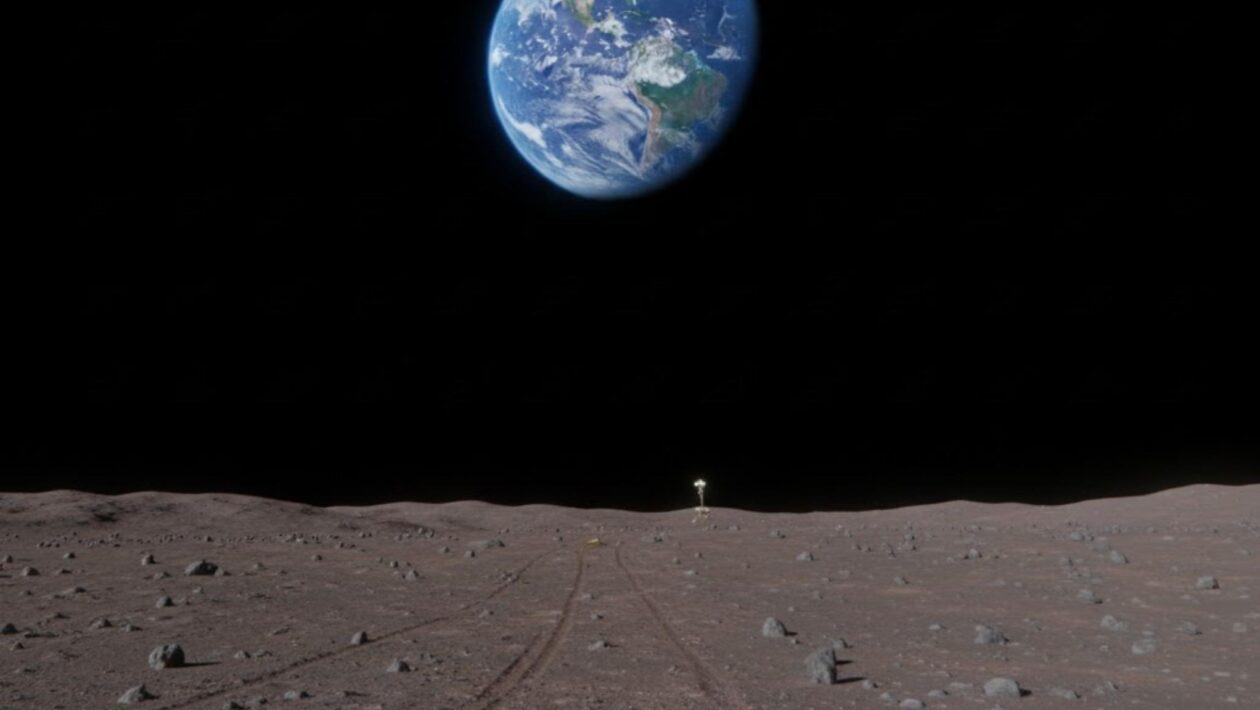 Rochas da Lua revelam a verdadeira origem do planeta perdido Theia (Imagem: Gerada por IA/ Gemini)