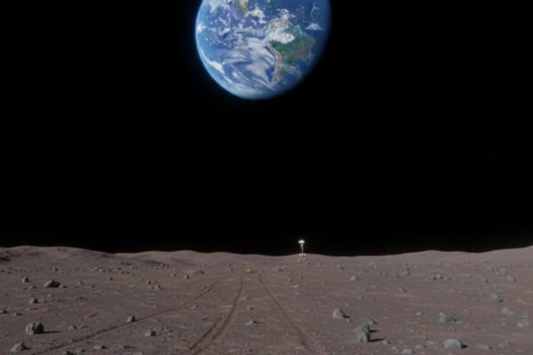 Rochas da Lua revelam a verdadeira origem do planeta perdido Theia (Imagem: Gerada por IA/ Gemini)