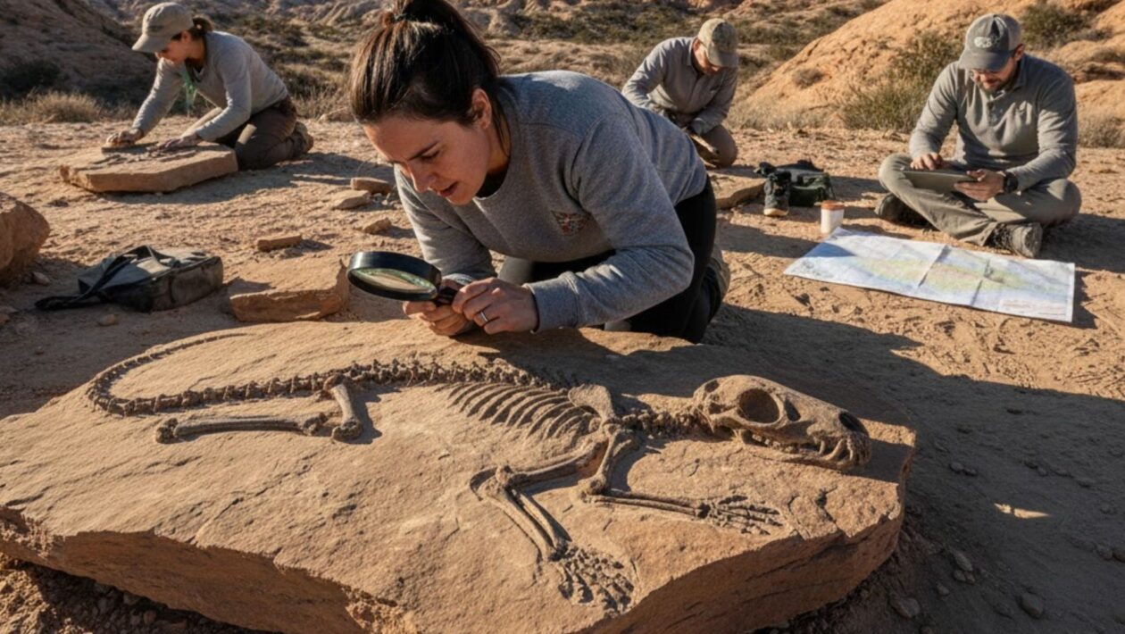 Nova espécie de quase-marsupial é identificada no Texas. (Foto: Gerada por IA via Gemini)
