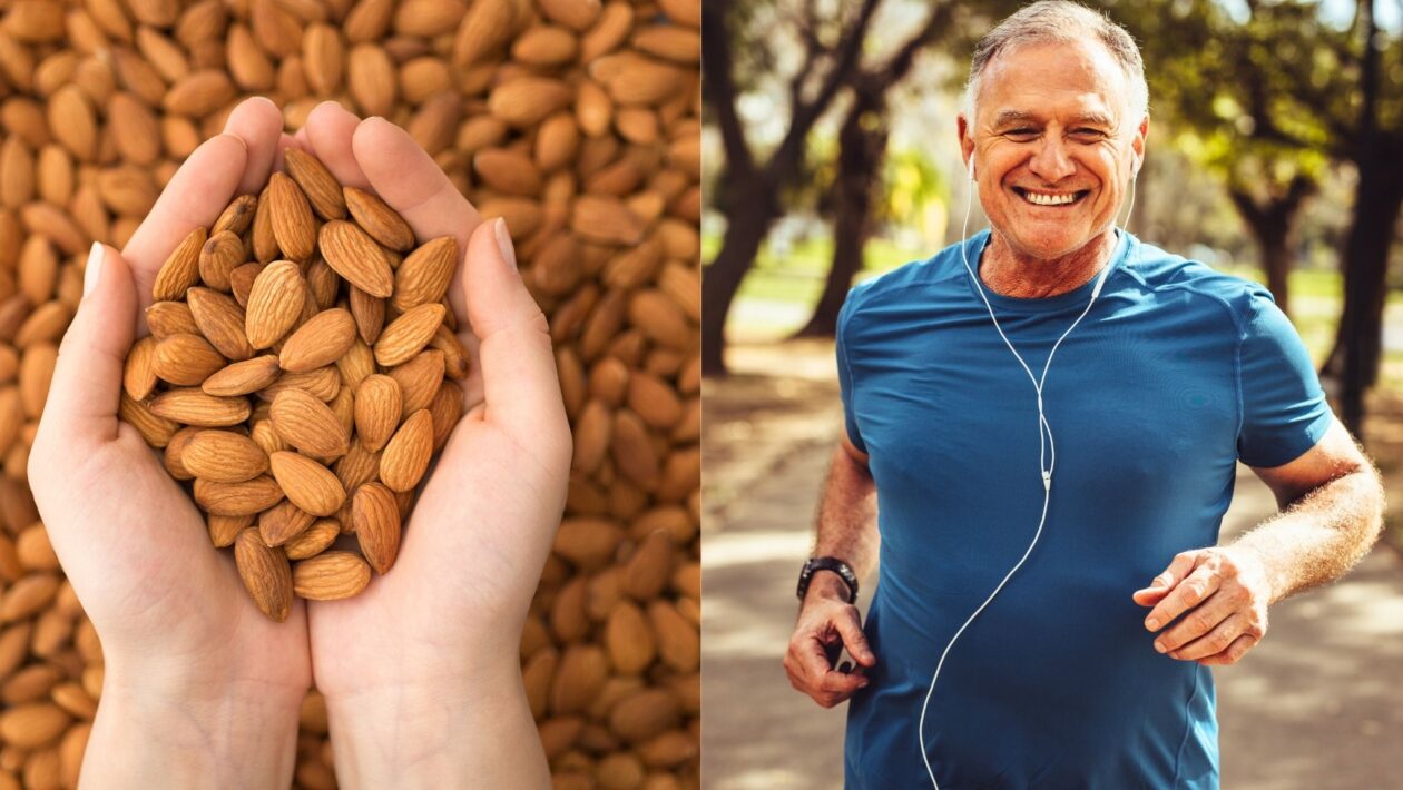 Amêndoas ajudam a proteger células e retardar o envelhecimento. (Foto: Getty Images e Jacob Lund via Canva)