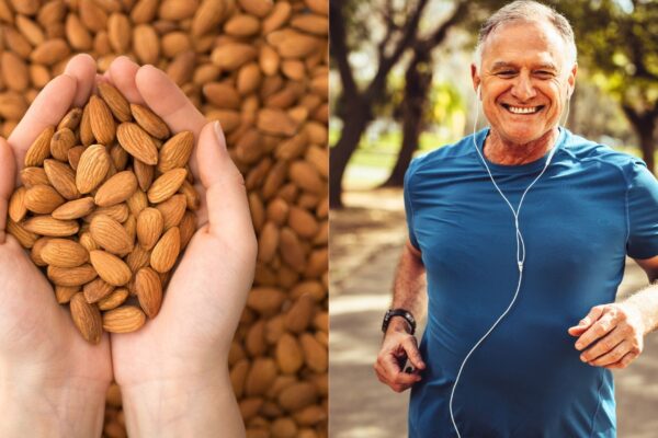 Amêndoas ajudam a proteger células e retardar o envelhecimento. (Foto: Getty Images e Jacob Lund via Canva)