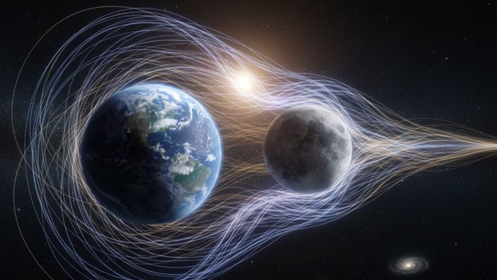 O solo lunar guarda recursos invisíveis vindos da Terra (Imagem: Gerada por IA/ Gemini)