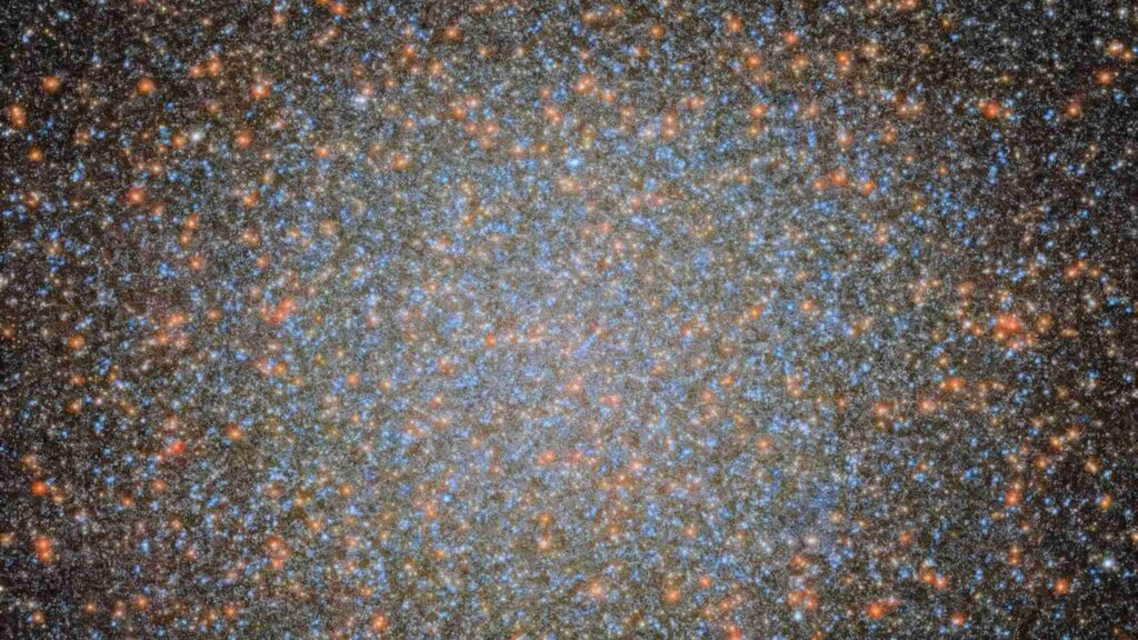 Ômega Centauri esconde buraco negro silencioso e quase invisível (Imagem: NASA)