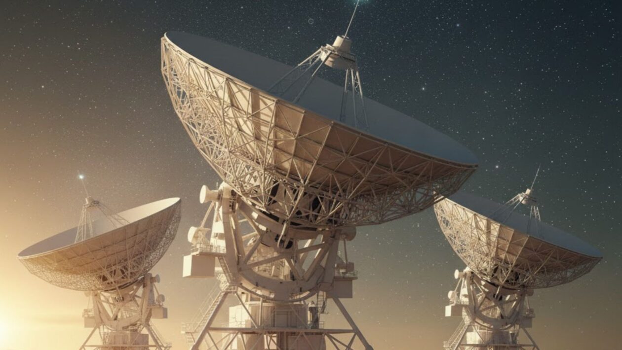 Sinais humanos ajudam a traçar rota para civilizações inteligentes (Imagem: Gerada por IA/ Gemini)