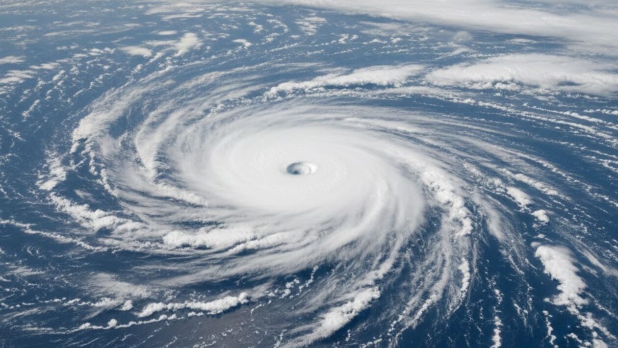 Oceanos quentes transformam ciclones fracos em máquinas de chuva extrema. (Imagem: Gerada por IA/ Gemini)