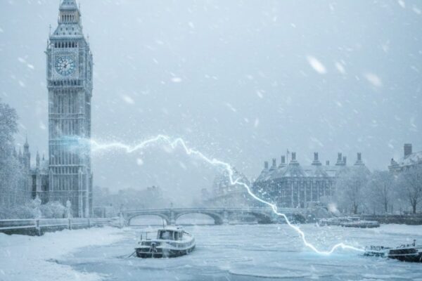 Colapso da Amoc pode levar Europa a frio extremo e secas (Imagem: Fala Ciência via Gemini)