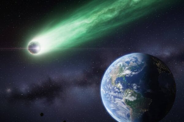 Cometa 3I/ATLAS se afasta da Terra após passagem histórica (Imagem: Fala Ciência via Gemini)