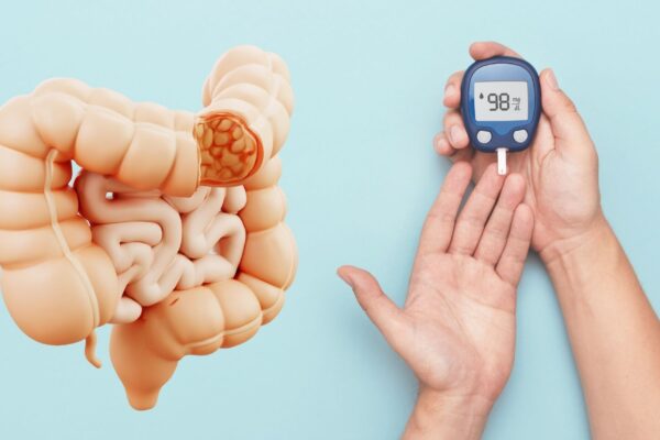 O intestino pode influenciar diretamente o controle da diabetes. (Foto: Proxima Studio e Creative Idea via Canva)
