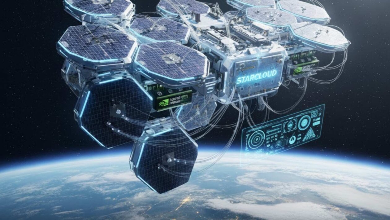 IA no espaço: satélite processa dados com chip Nvidia H100 (Imagem: Gerada por IA/ Gemini)