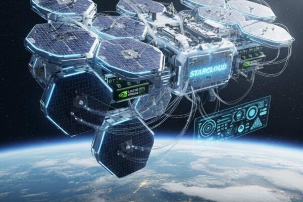 IA no espaço: satélite processa dados com chip Nvidia H100 (Imagem: Gerada por IA/ Gemini)