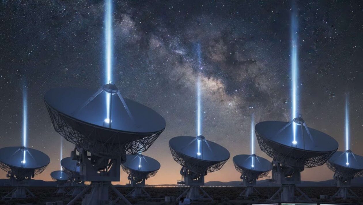 SETI investiga sinais inspirados em vaga-lumes para achar ETs (Imagem: Fala Ciência via Gemini)