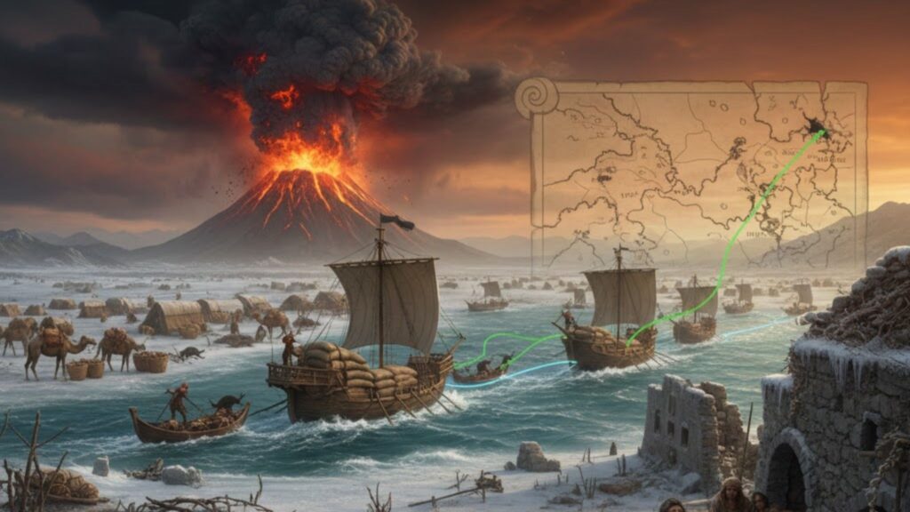 Como o clima extremo ajudou a espalhar a peste pela Europa medieval. (Imagem: Gerada por IA/ Gemini)